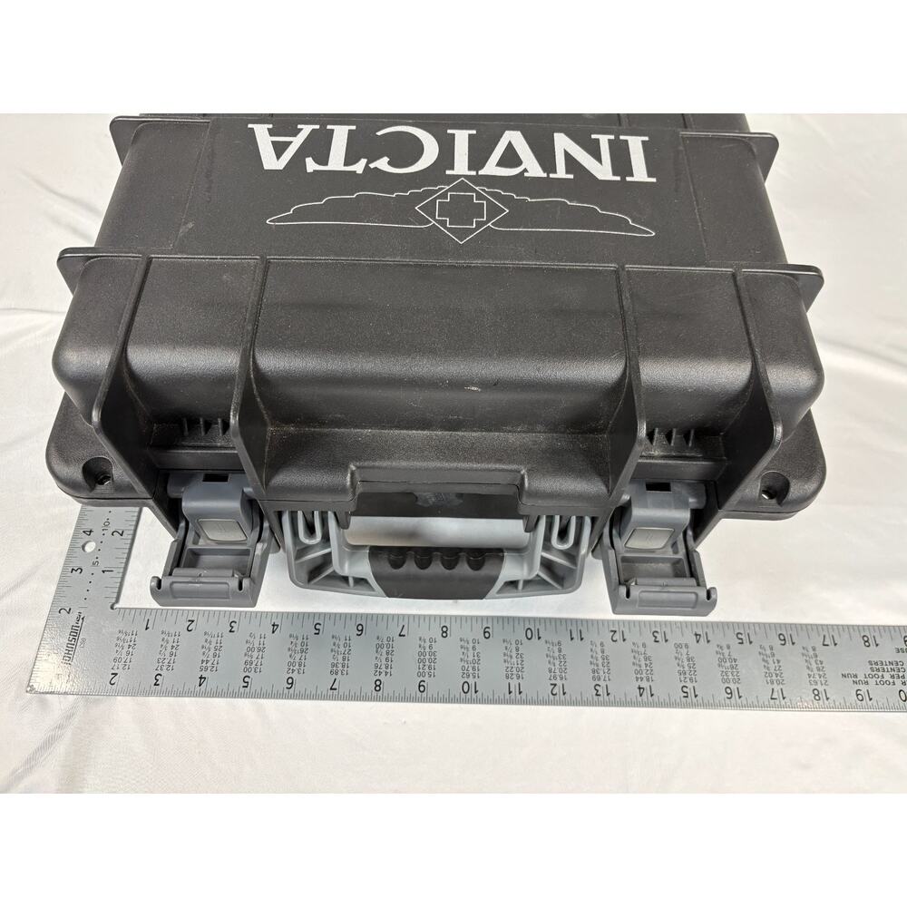 Invicta Gray Watch Storage Box Case Plastic Foam Organizer 8-Slot Hard Shell - Picture 14 of 16